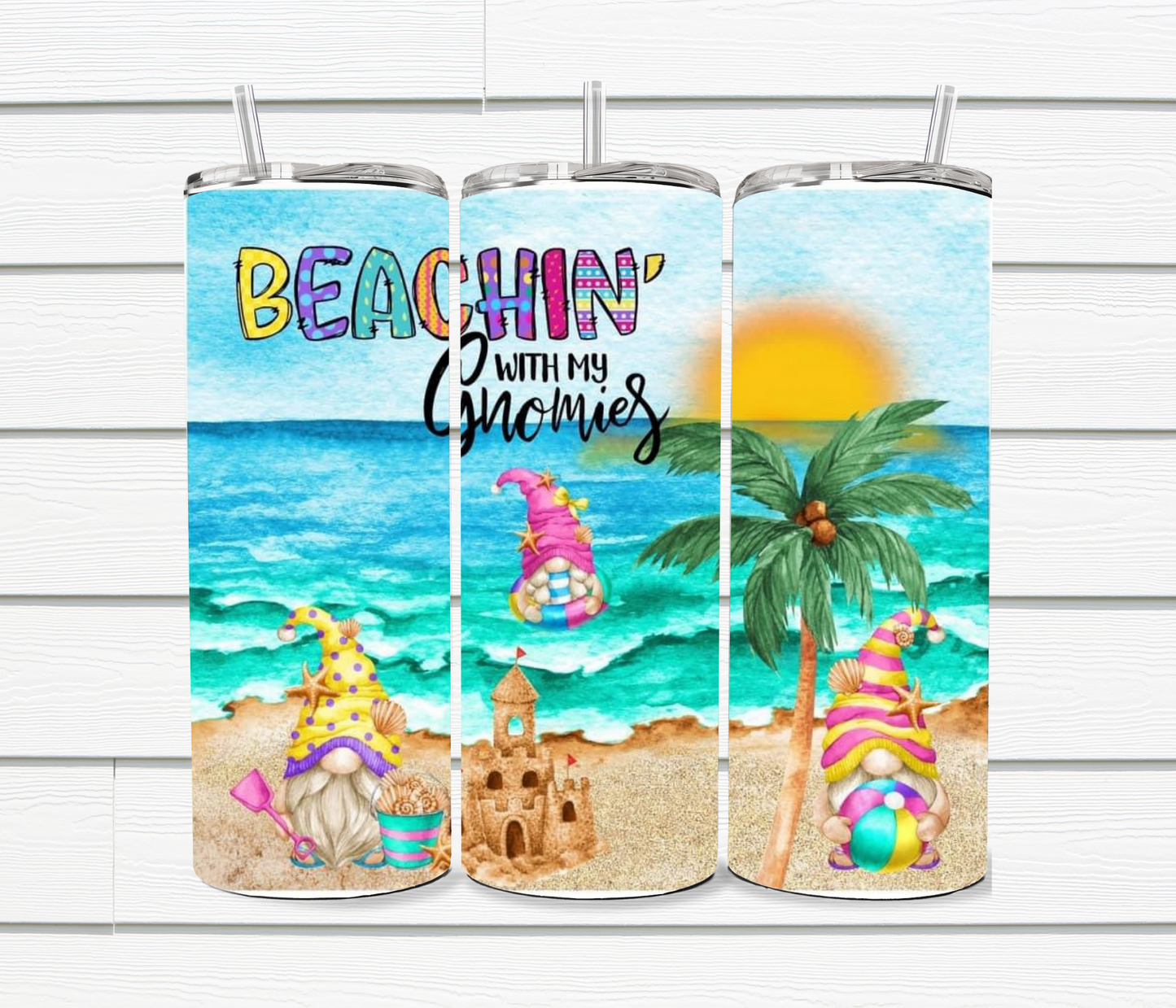 20 Oz Gnome Sublimated Tumbler Collection