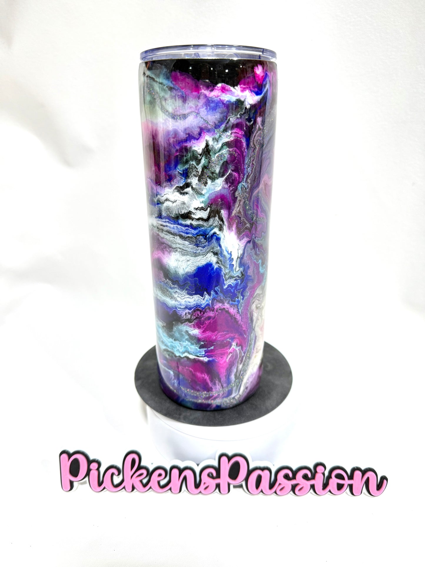 20 Oz Purple Ink swirl