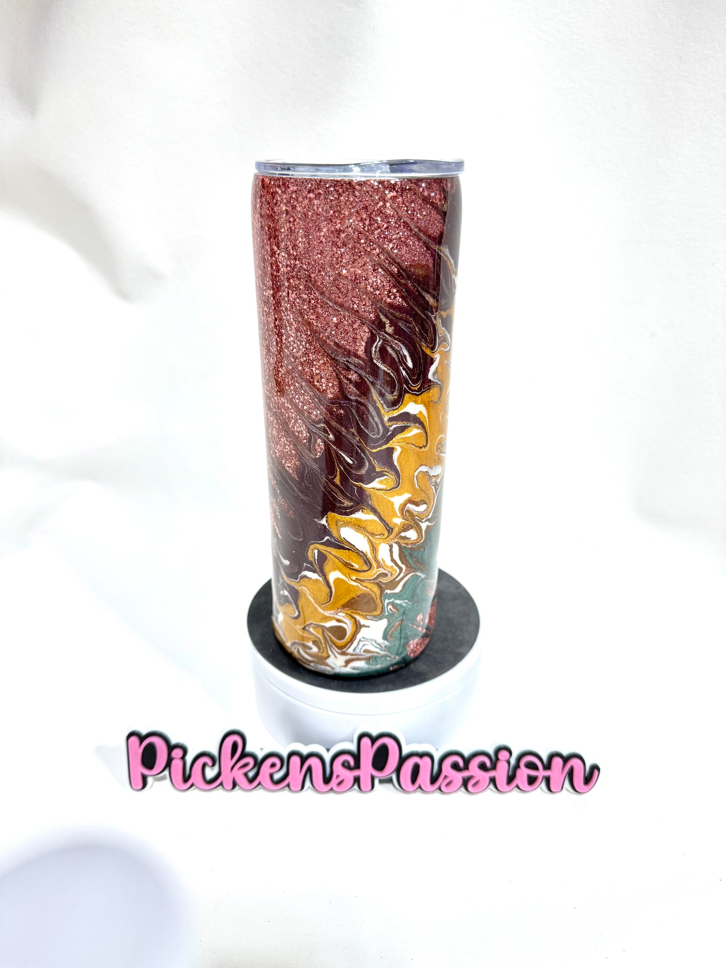 20 Oz Glitter Base Fall Color Bougie Stinger