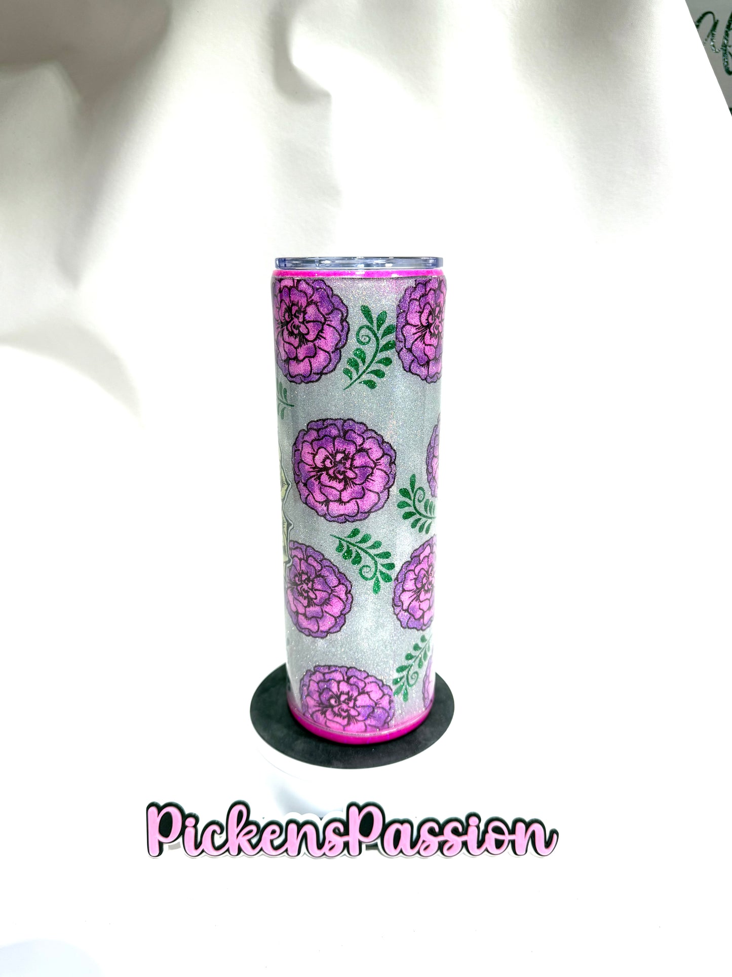 30 Oz Sugar Skull Glitter Template