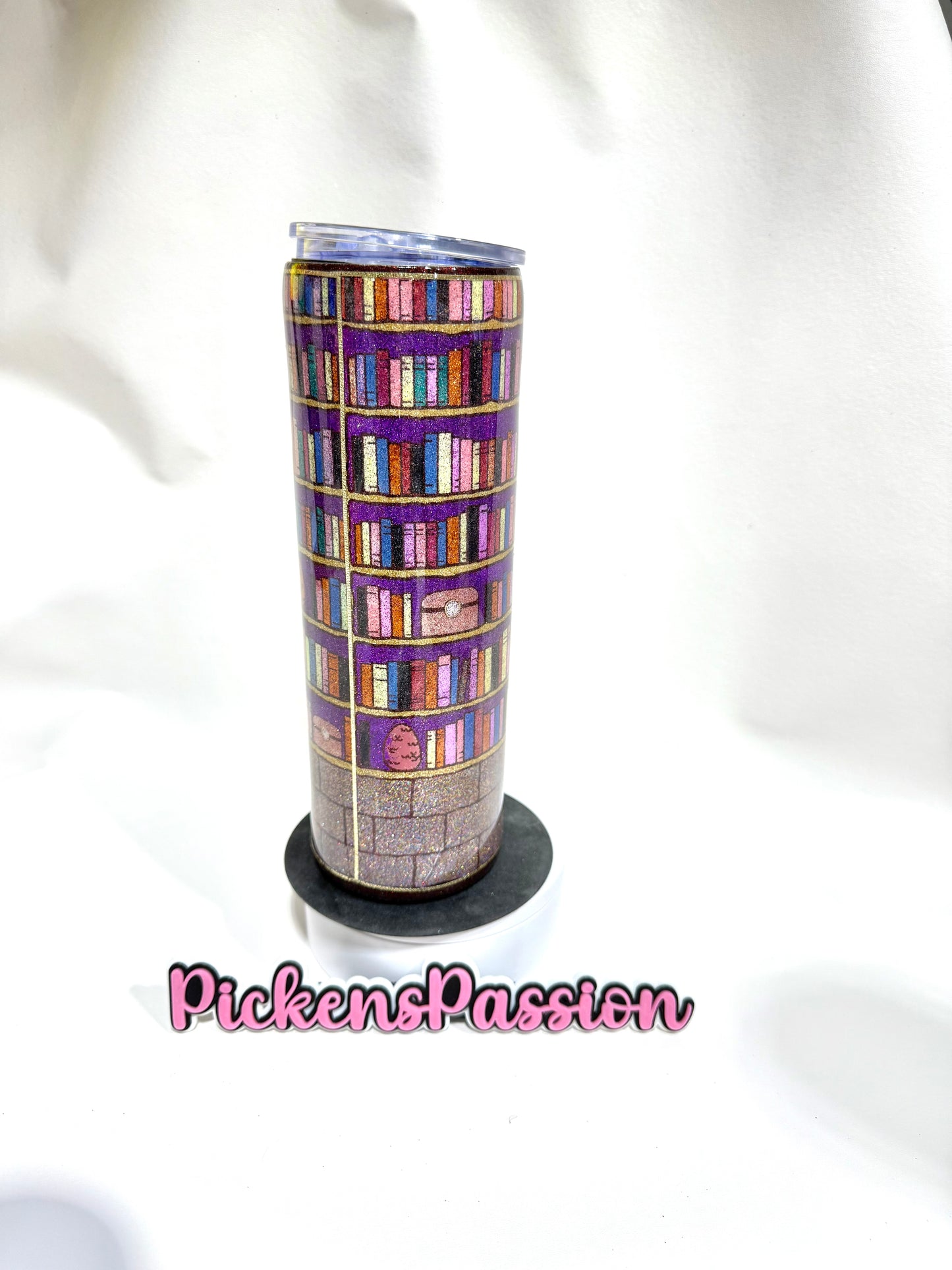 30 Oz Dragon Library Glitter Template