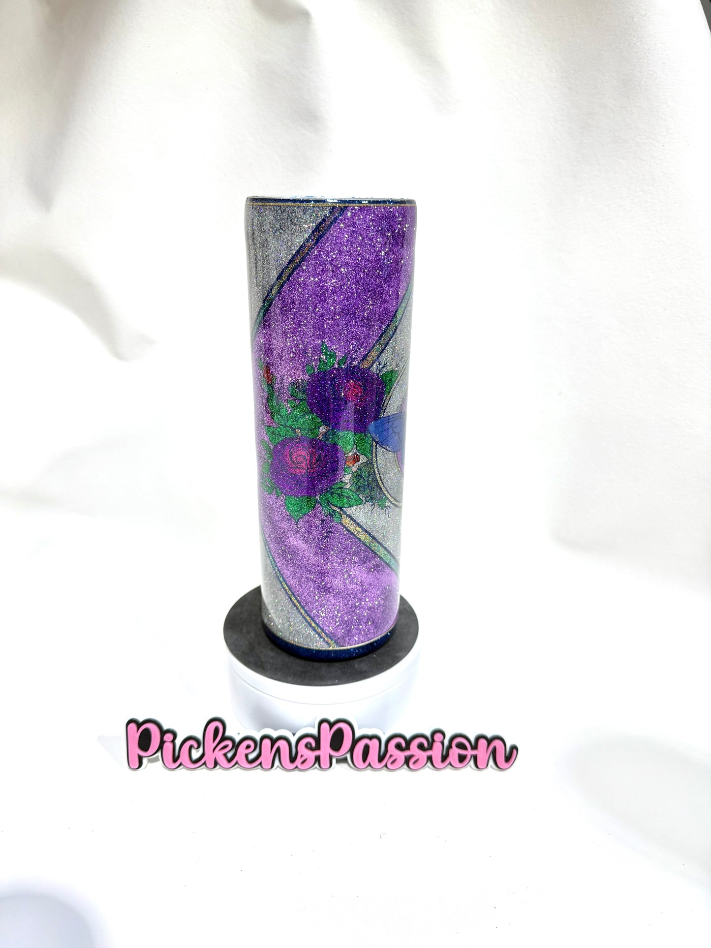 30 Oz Moth Glitter Template