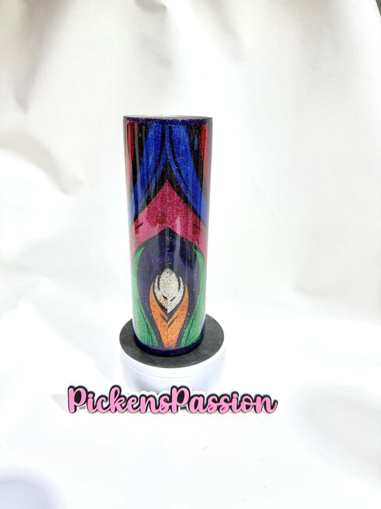 30 Oz Twisted Perspective Glitter Template