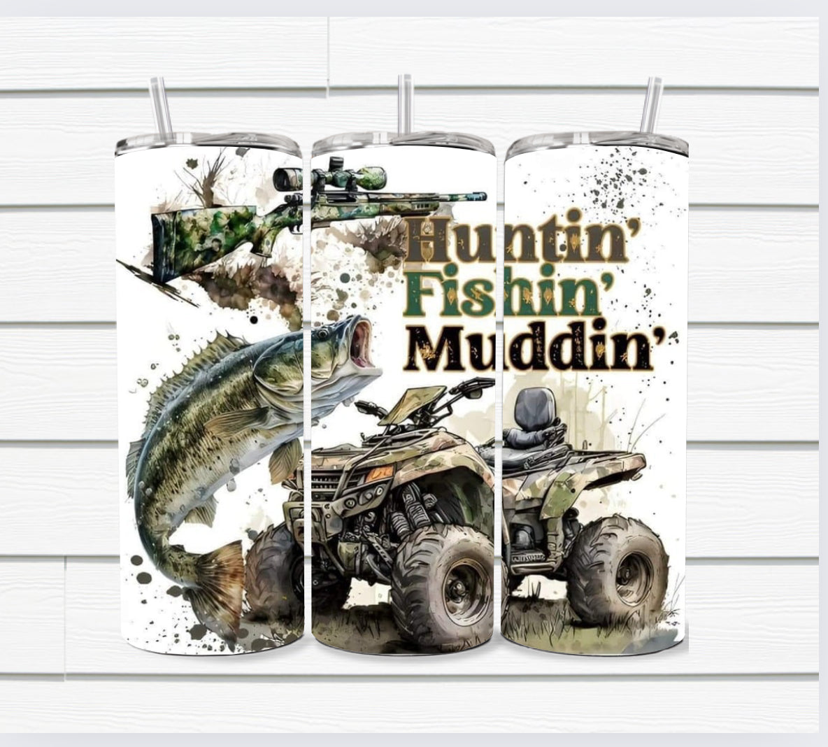 The Love of Fishing Sublimated Tumblers