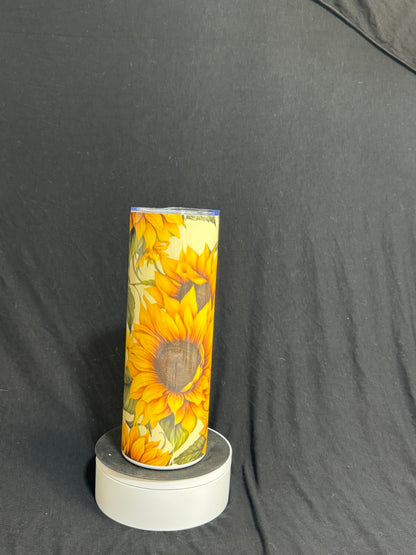 20 Oz Sunflower Sublimation Tumbler