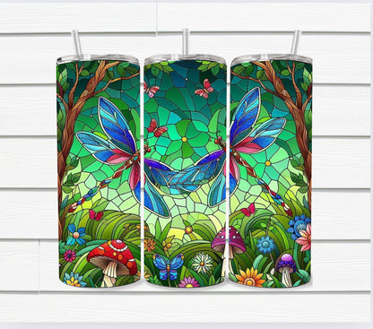 20 Oz Stained Glass Collection Sublimation Tumblers