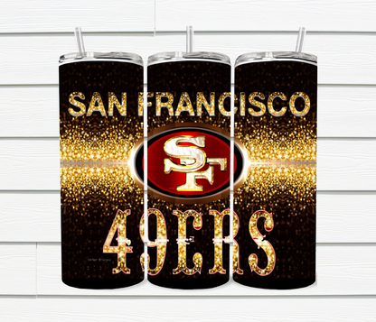 20 Oz SF 49ers Sublimated Tumblers