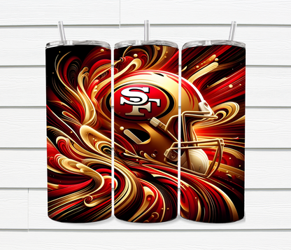 20 Oz SF 49ers Sublimated Tumblers