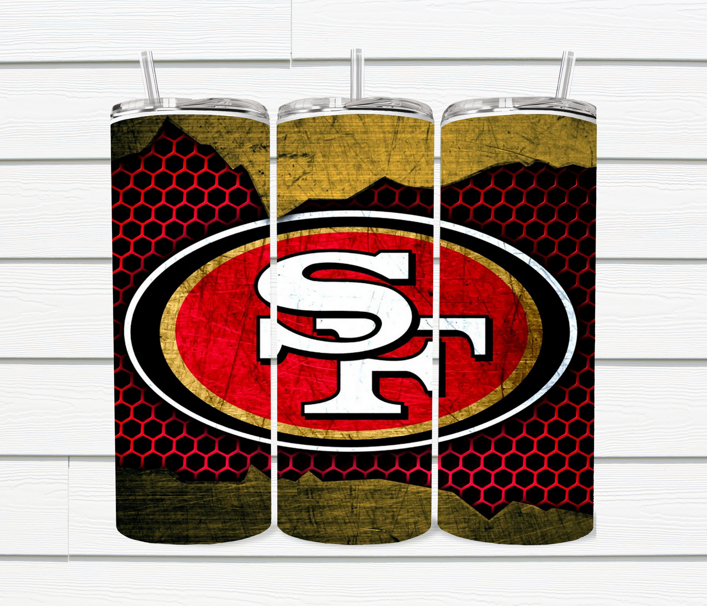 20 Oz SF 49ers Sublimated Tumblers