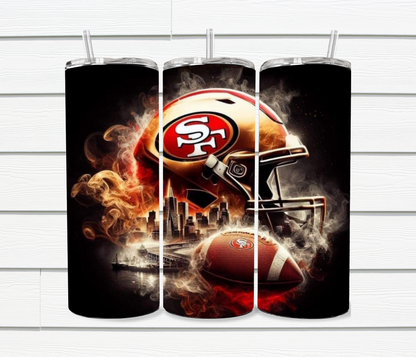 20 Oz SF 49ers Sublimated Tumblers