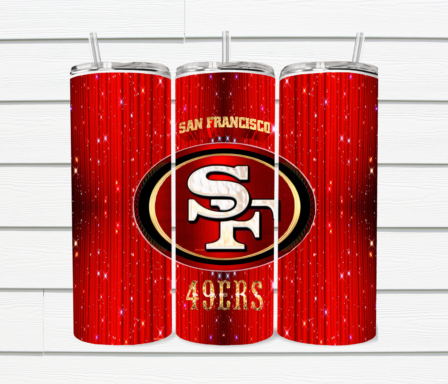 20 Oz SF 49ers Sublimated Tumblers