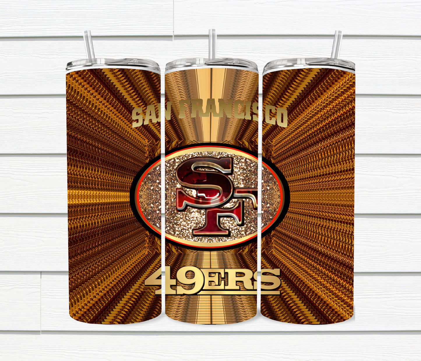 20 Oz SF 49ers Sublimated Tumblers