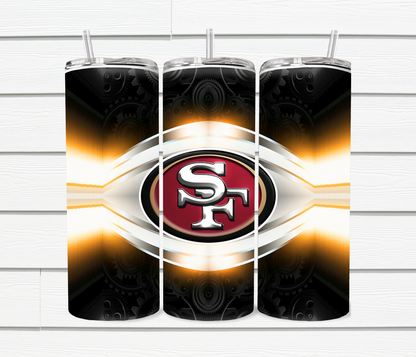 20 Oz SF 49ers Sublimated Tumblers