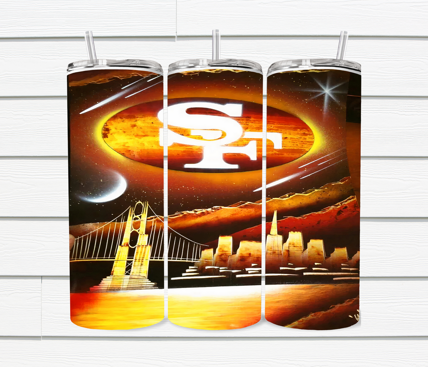 20 Oz SF 49ers Sublimated Tumblers