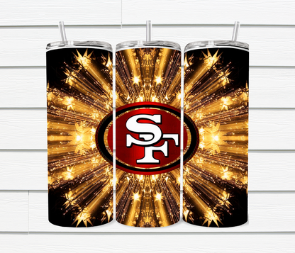 20 Oz SF 49ers Sublimated Tumblers