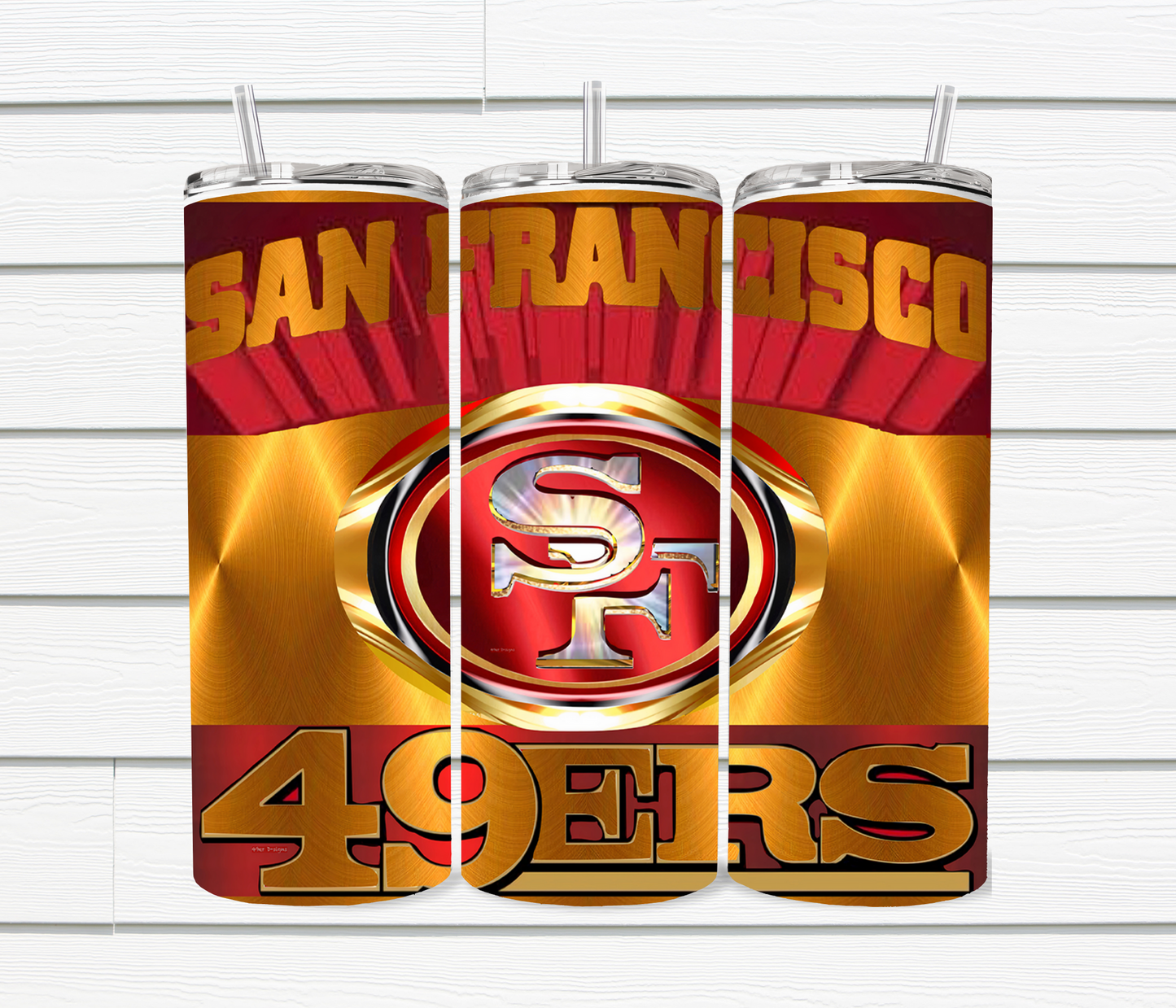 20 Oz SF 49ers Sublimated Tumblers