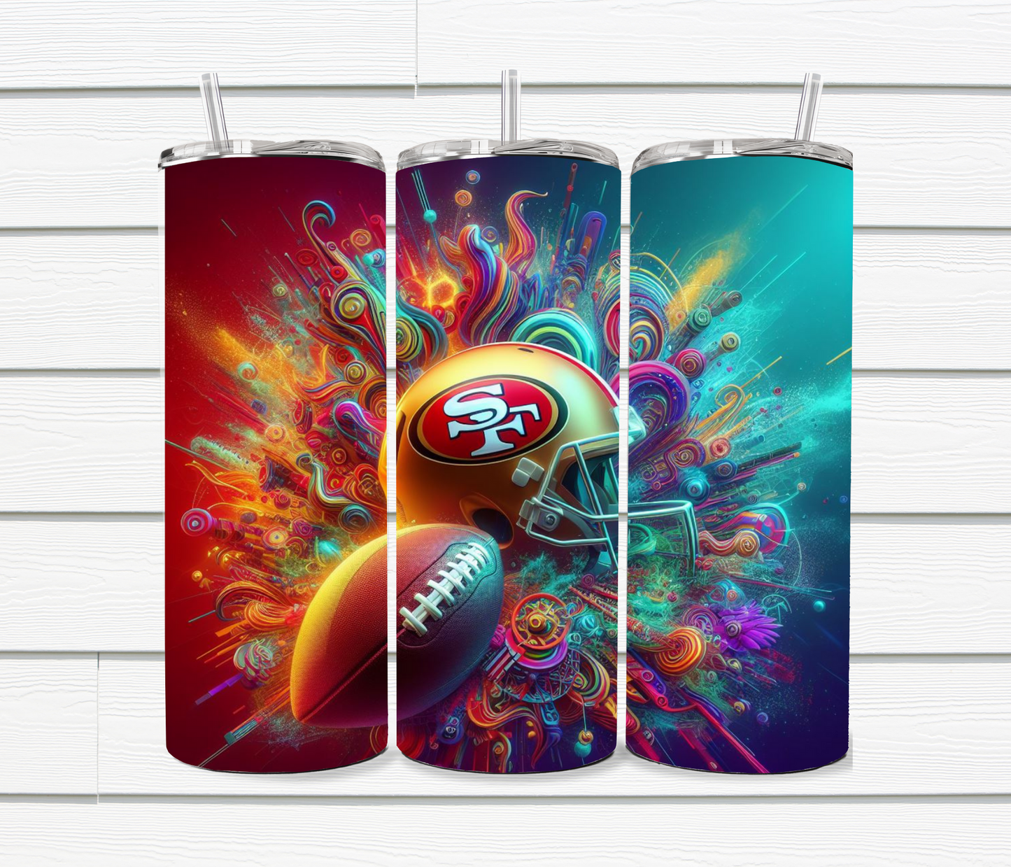 20 Oz SF 49ers Sublimated Tumblers