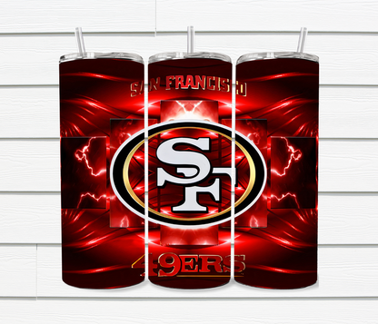 20 Oz SF 49ers Sublimated Tumblers