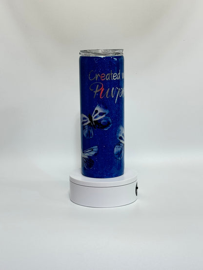 20 Oz Butterfly Dreams: Create with Purpose Epoxy Tumbler