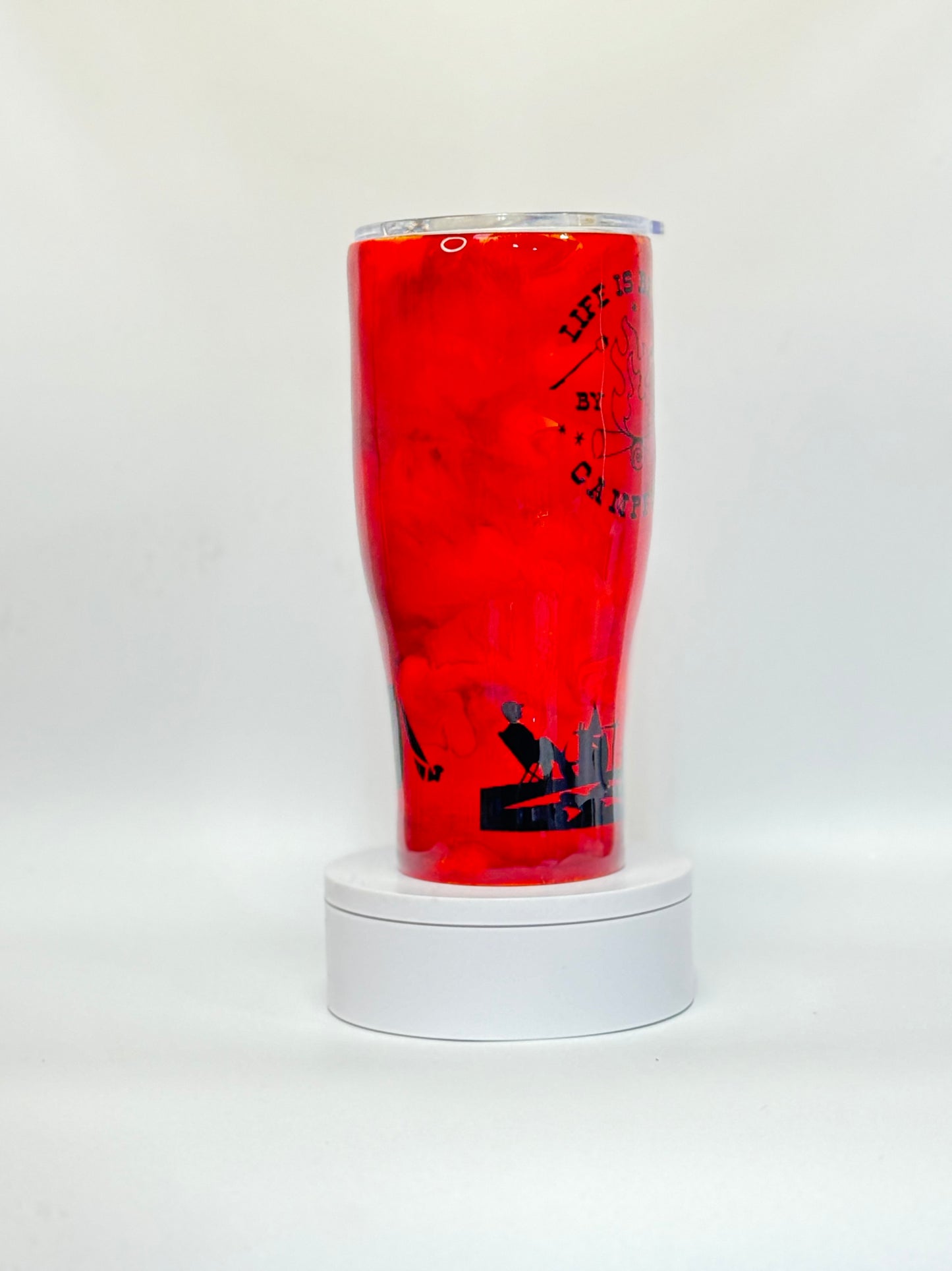 Fire Epoxy Tumbler