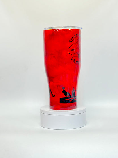 Fire Epoxy Tumbler