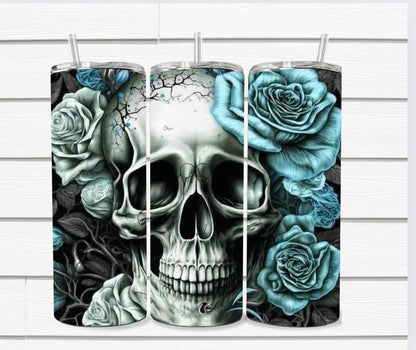 20 Oz Skull Sublimated Tumblers