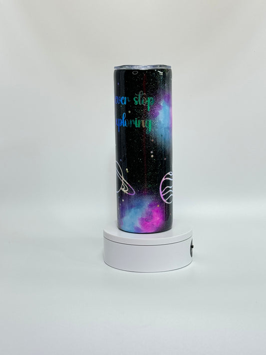 20 Oz Exploring the Nebula Epoxy Tumbler