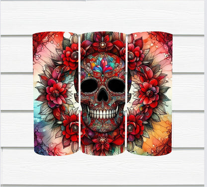 20 Oz Skull Sublimated Tumblers