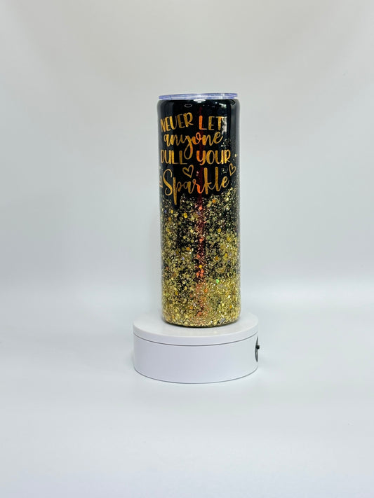 20 Oz Gleam On: Sparkle Epoxy Tumbler