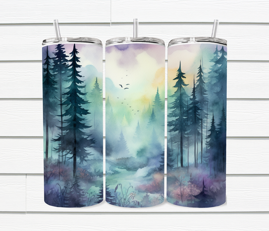 20 Oz Serene Forest Sublimated Tumblers