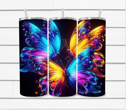 20 Oz Butterfly Wonders Sublimated Tumbler Collection