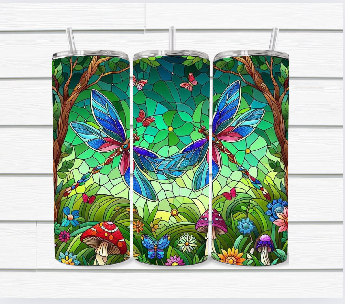 20 Oz Dreams of Dragonflies Sublimated Tumblers