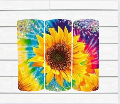 20 Oz Stunning Sunflower Sublimated Tumbler Collection