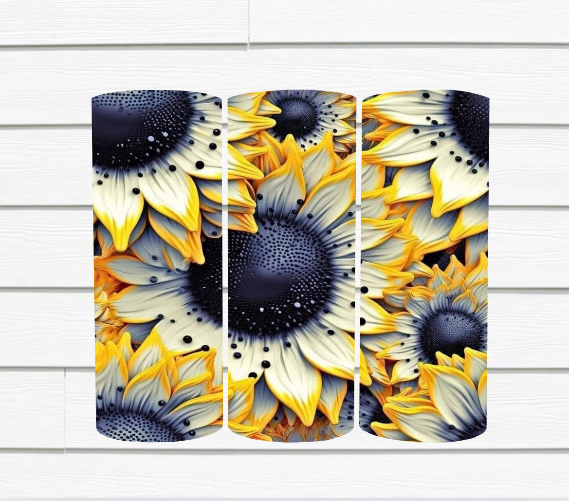 20 Oz Stunning Sunflower Sublimated Tumbler Collection