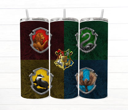 Harry Potter Enchanted Elixirs Sublimated Tumblers- All 4 Houses