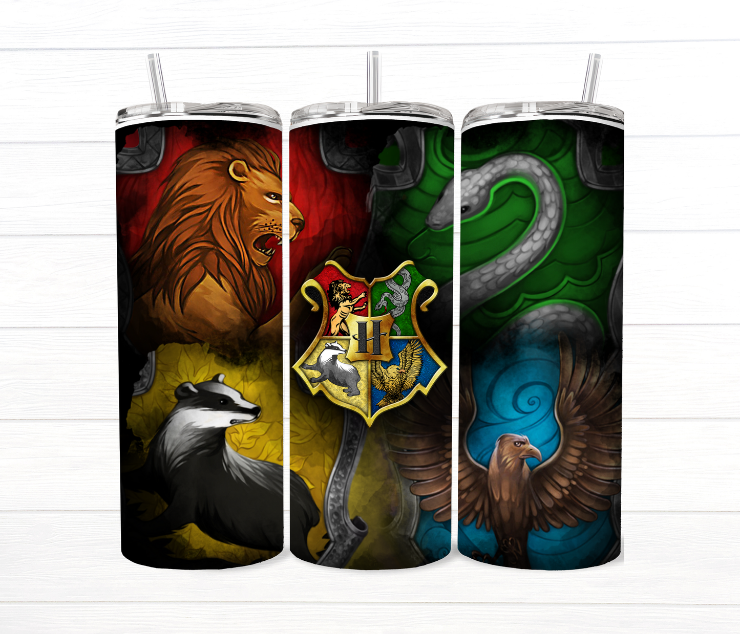 Harry Potter Enchanted Elixirs Sublimated Tumblers- All 4 Houses