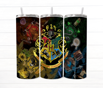 Harry Potter Enchanted Elixirs Sublimated Tumblers- All 4 Houses