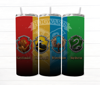 Harry Potter Enchanted Elixirs Sublimated Tumblers- All 4 Houses