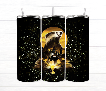 Harry Potter Enchanted Elixirs Sublimated Tumblers House Of Hufflepuff