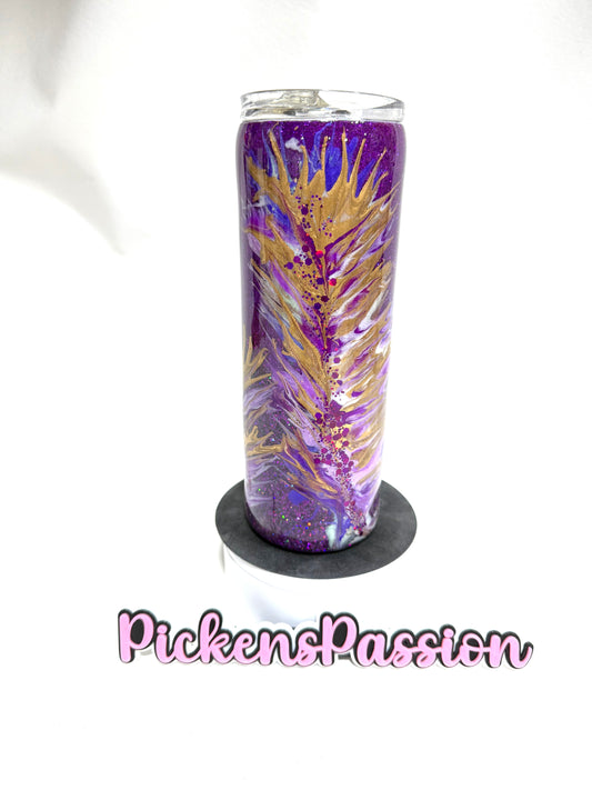20 Oz Purple Feather