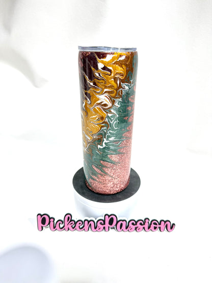20 Oz Glitter Base Fall Color Bougie Stinger
