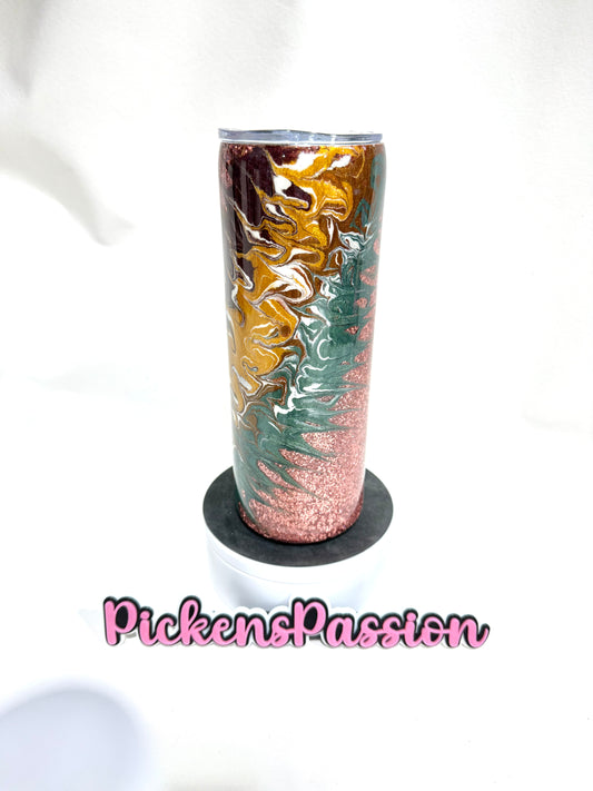 20 Oz Glitter Base Fall Color Bougie Stinger