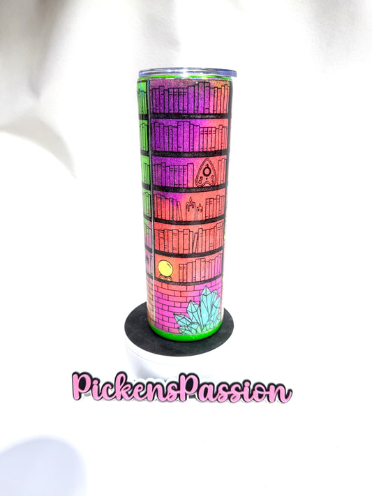 30 Oz Glow Ghost Book Case Template