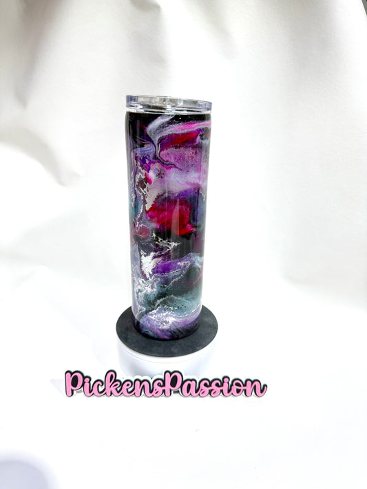 30 OZ  Multi-Color Ink Swirl