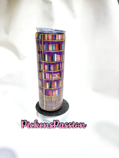 30 Oz Dragon Library Glitter Template