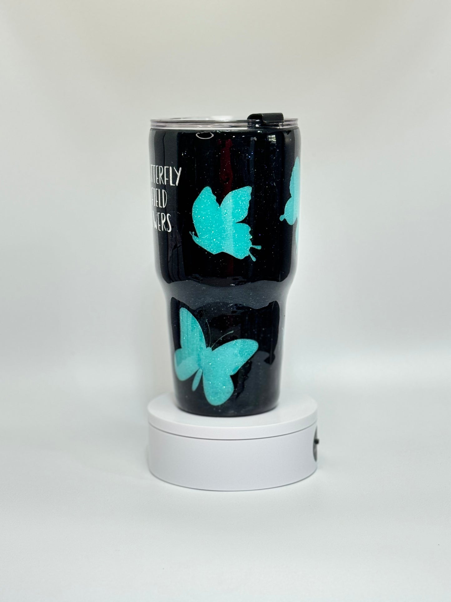 30 Oz Inspirational Butterfly Peekaboo And Epoxy Tumbler