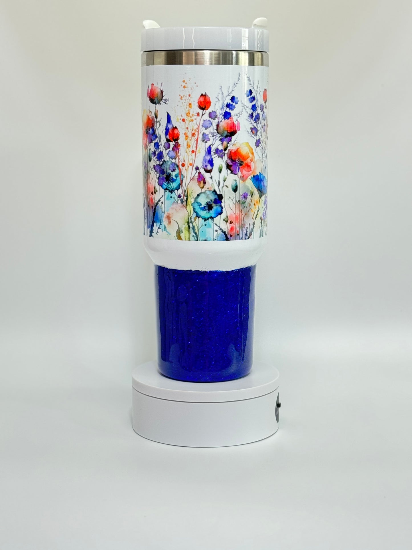 40 Oz Eternal Bloom Sublimated Epoxy Tumbler