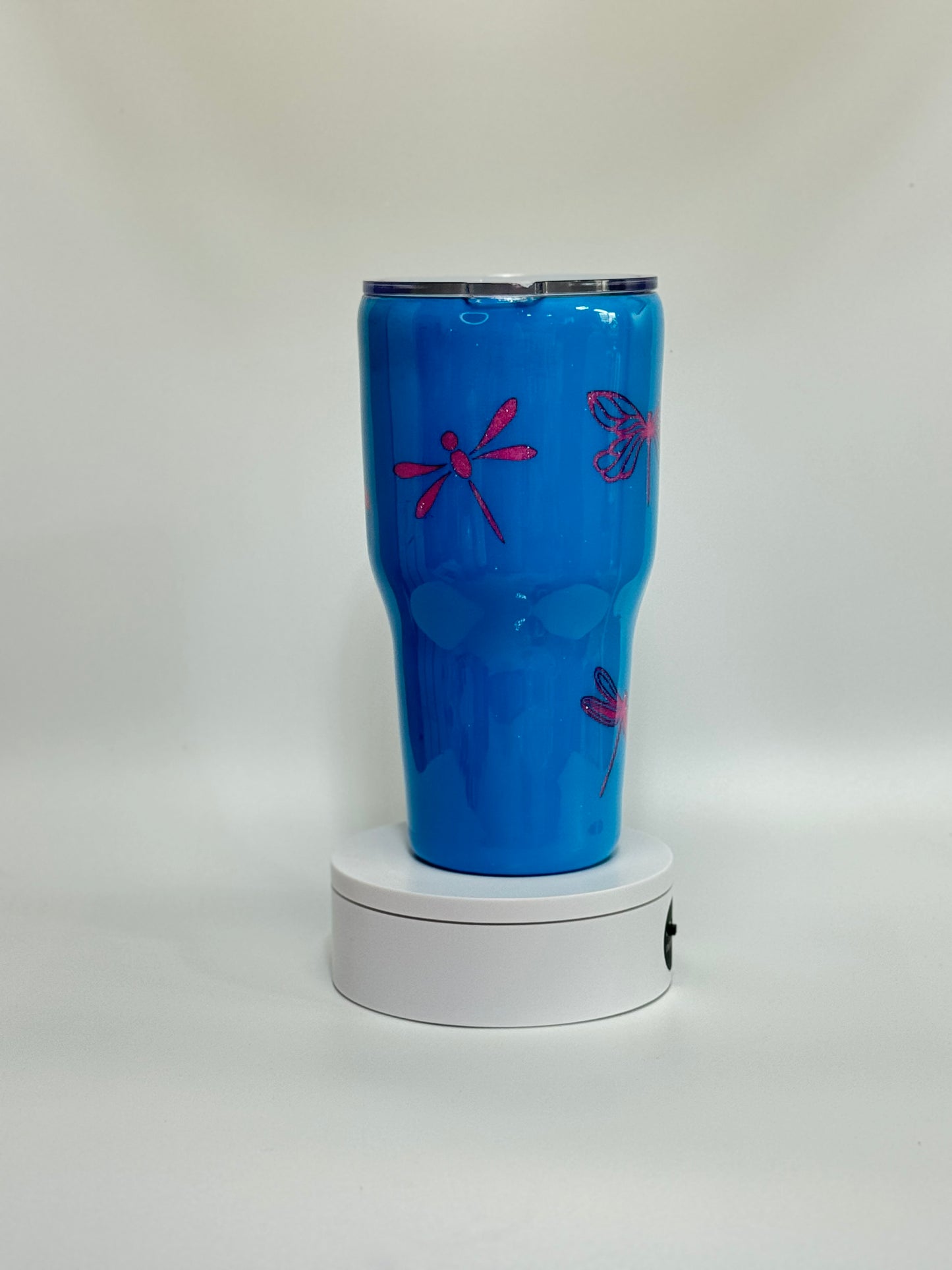 30 Oz Dragonfly Angels Peekaboo And Epoxy Tumbler