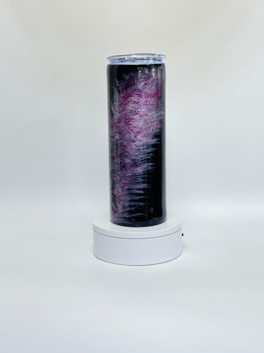 20 Oz Feathered Twilight Epoxy Tumbler