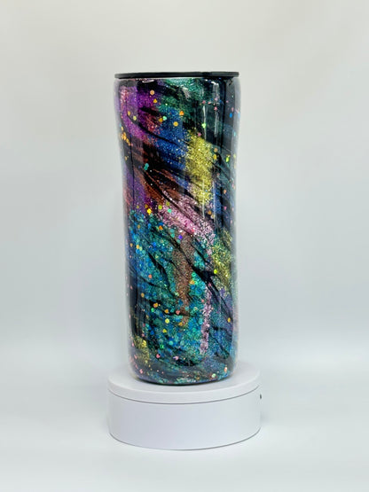 30 Oz Galaxy Glitter Burst Tumbler